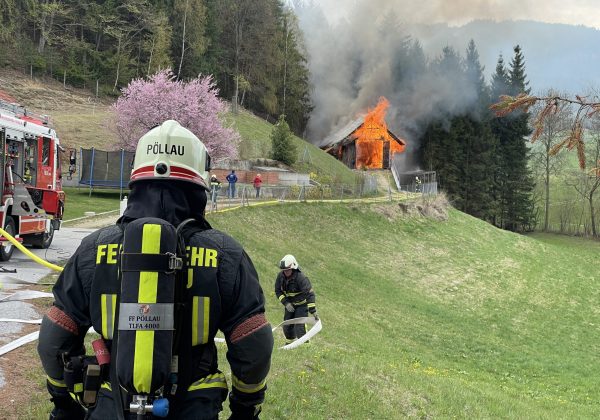 Wirtschaftsgebäudebrand in Vorau